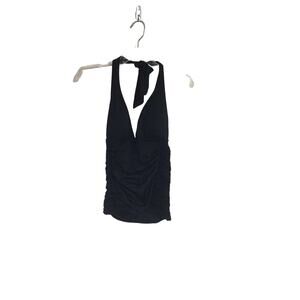 Donna Karan Black Swim‎ Top Women's Small